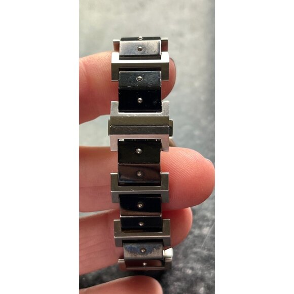 Vtg Kenneth Cole New York Womens Watch Chronograph Swiss Movement Mother Of Pear - Picture 9 of 10